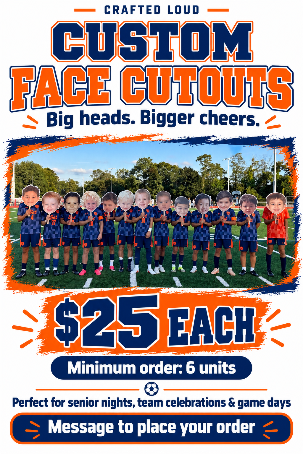 Custom Face Cut Outs