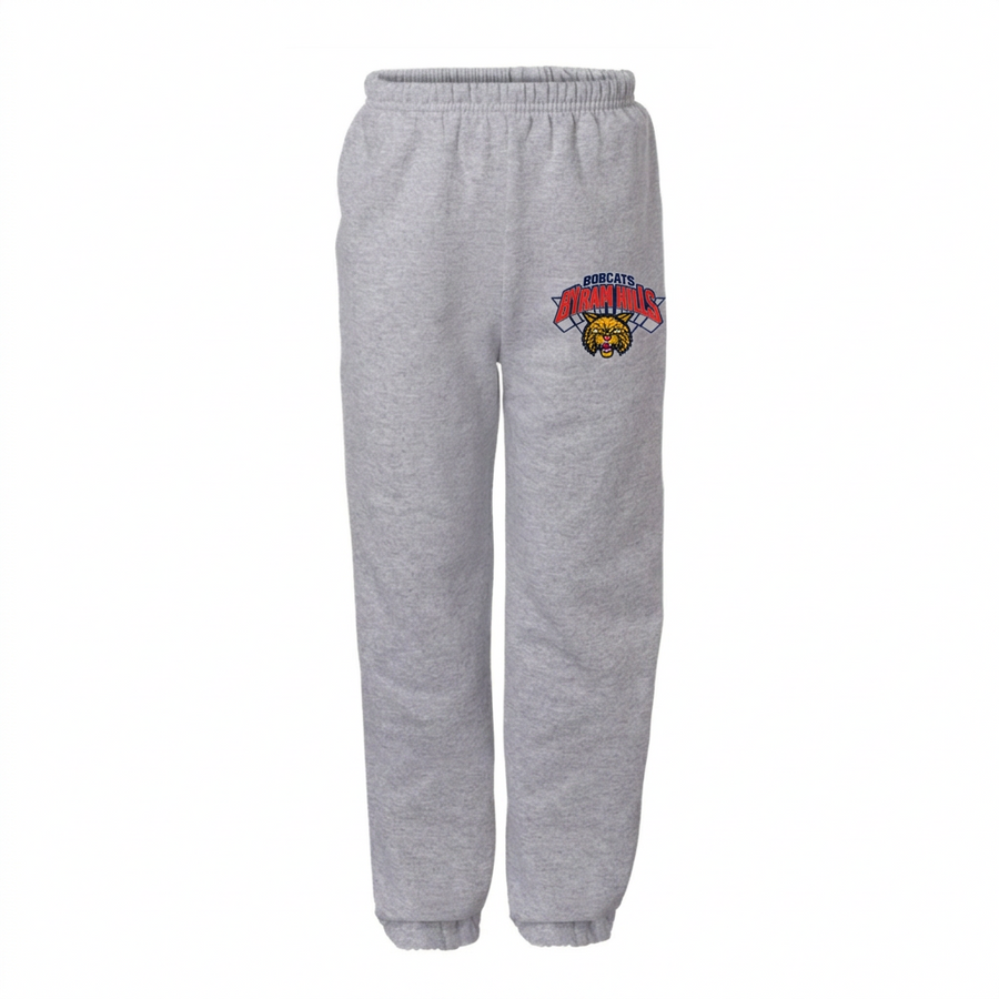 Byram Hills "Game Time" Sweatpant - Sport Grey Available in Youth and Adults