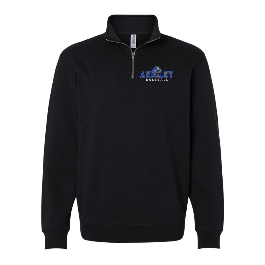 Ardsley Baseball Quarter Zip Sweatshirt -Black
