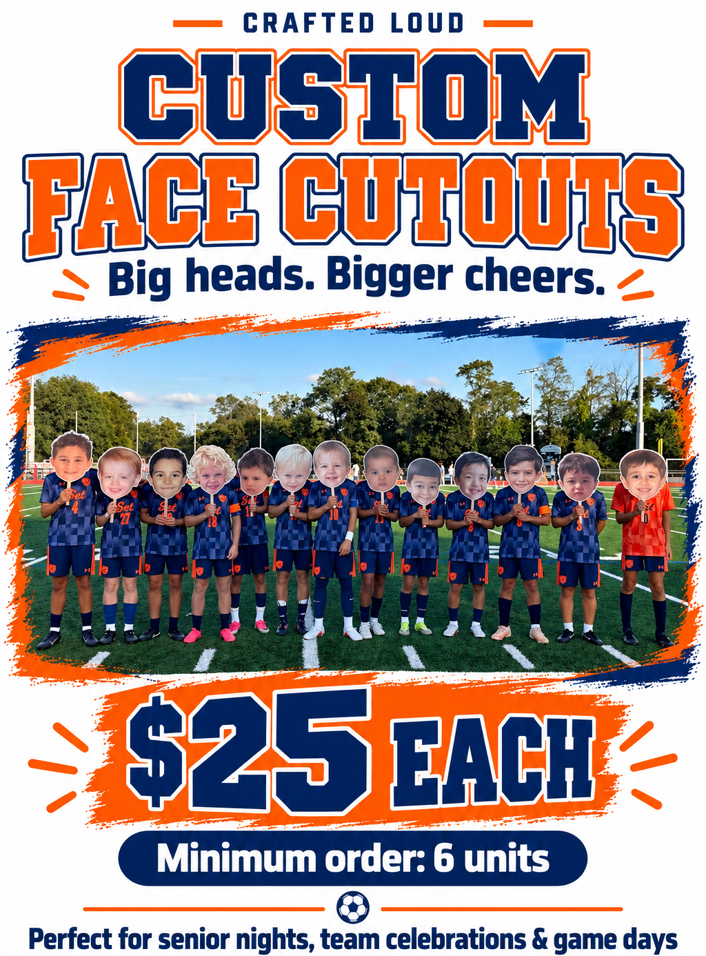 Custom Face Cut Outs