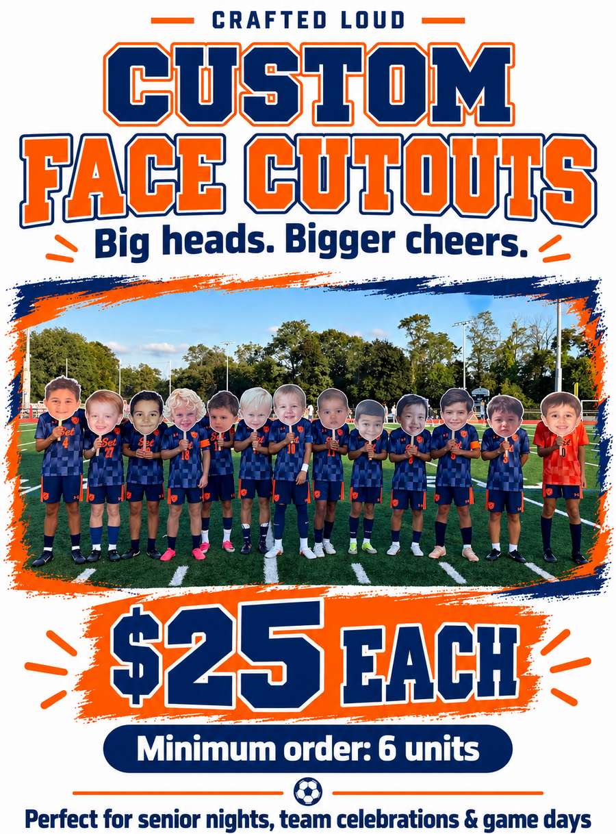 Custom Face Cut Outs