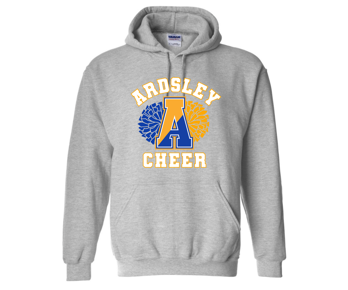 Ardsley Cheerleading  "Poms" Hooded Sweatshirt