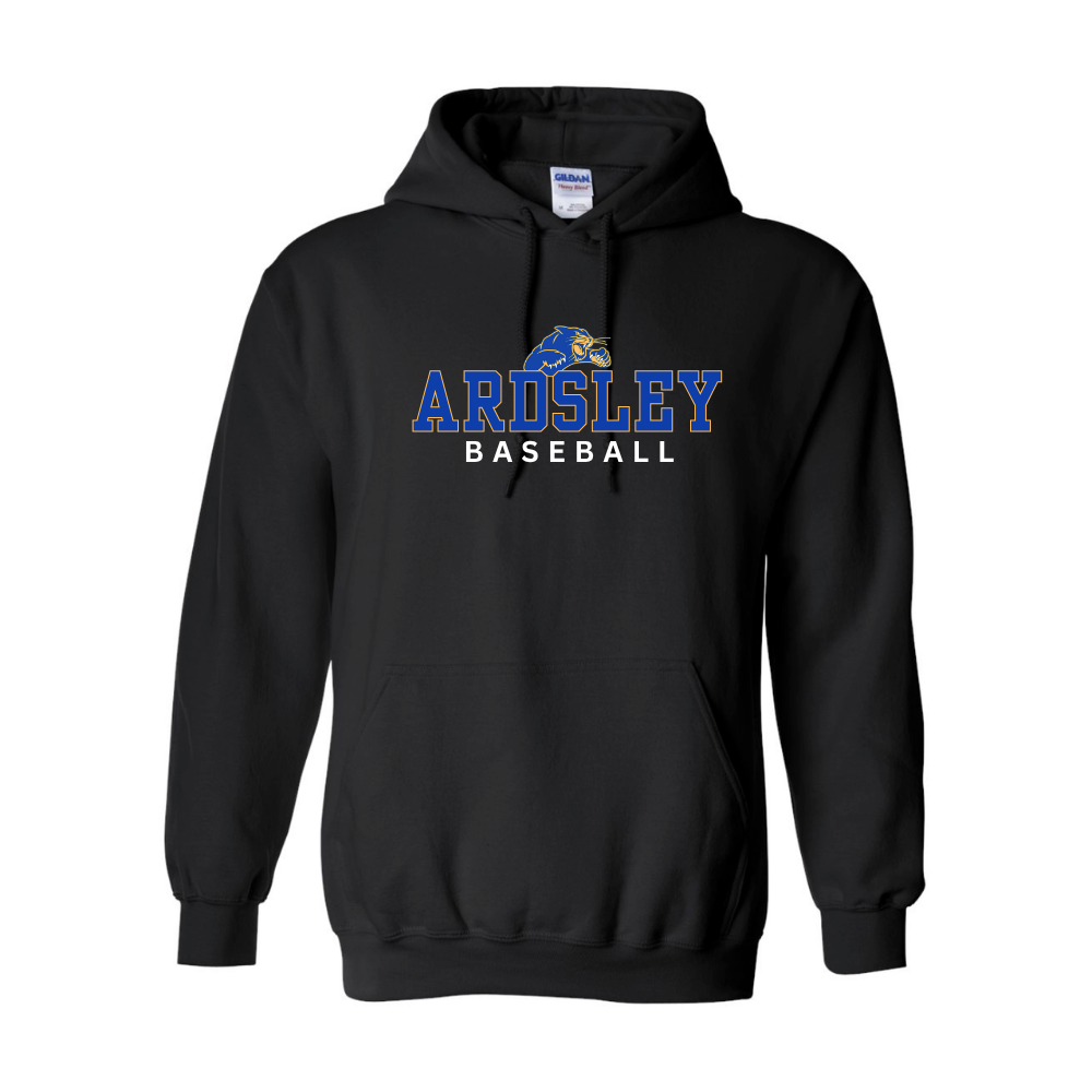 Ardsley Baseball Hooded Sweatshirt - Black