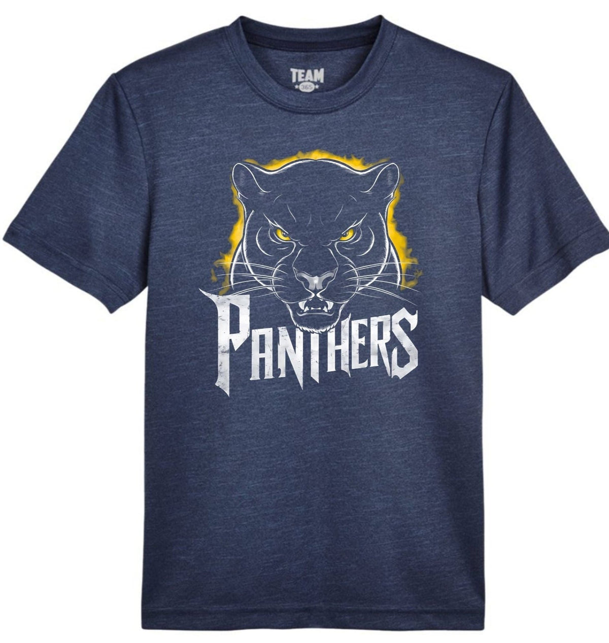 Panthers Navy Heather Performace Shirt