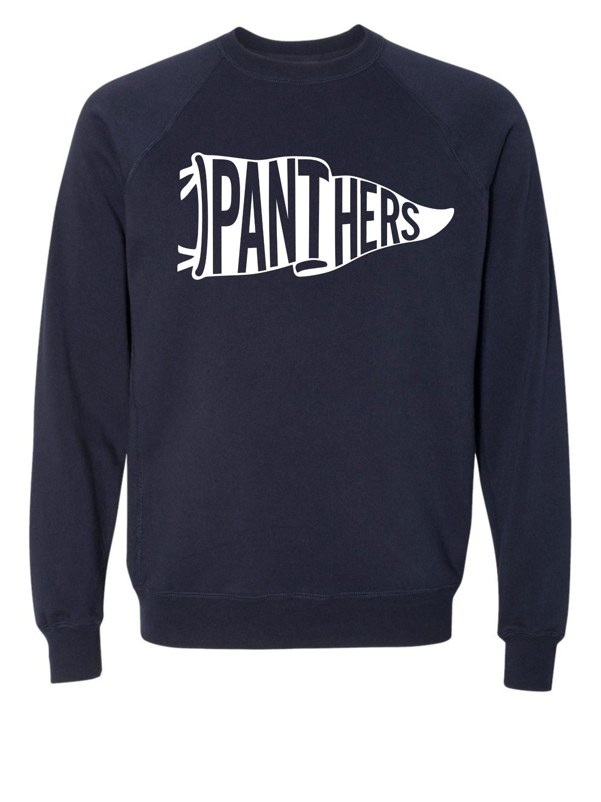 Panther Pennant Navy Crew Sweatshirt
