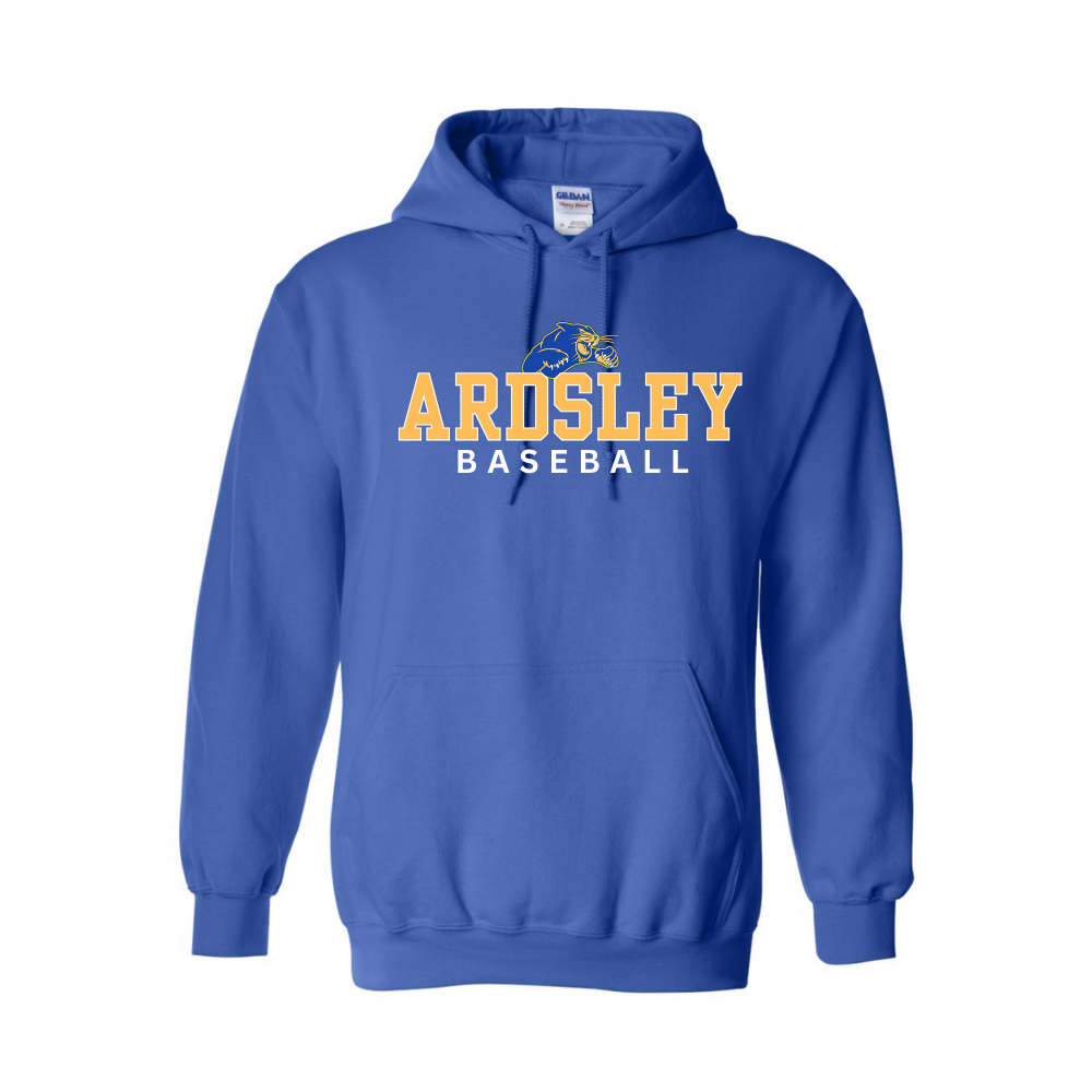 Ardsley Baseball Hooded Sweatshirt - Royal Blue