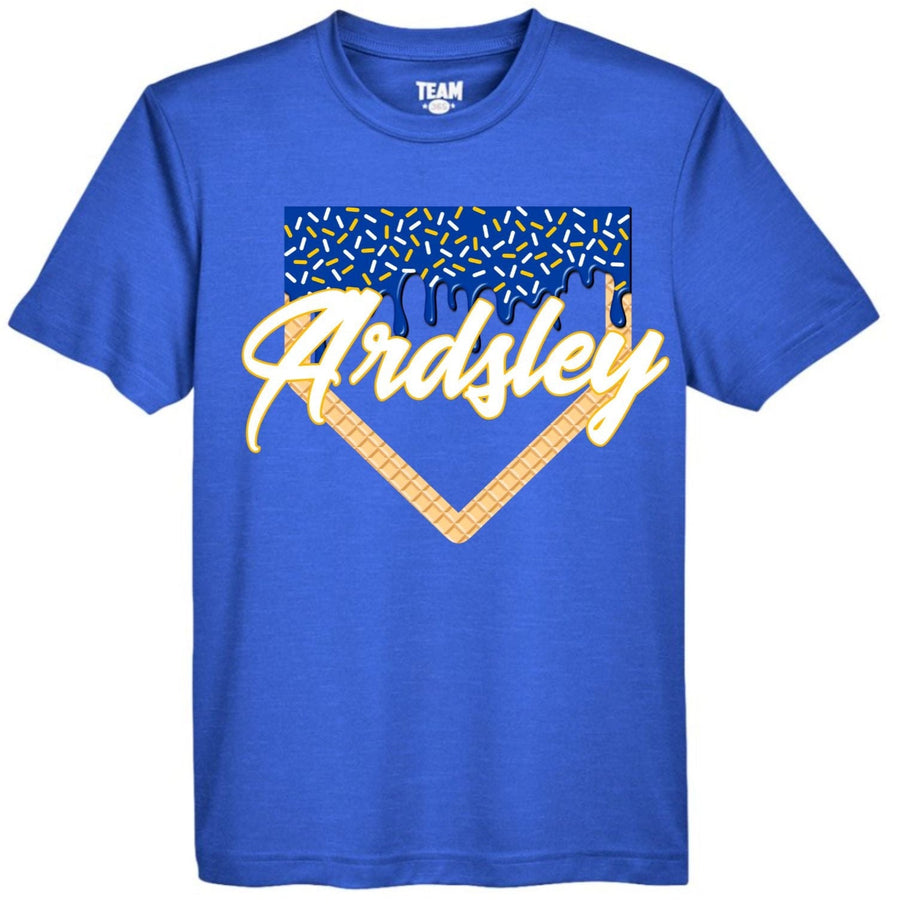 Ardsley Drip Royal Heather Performace Shirt