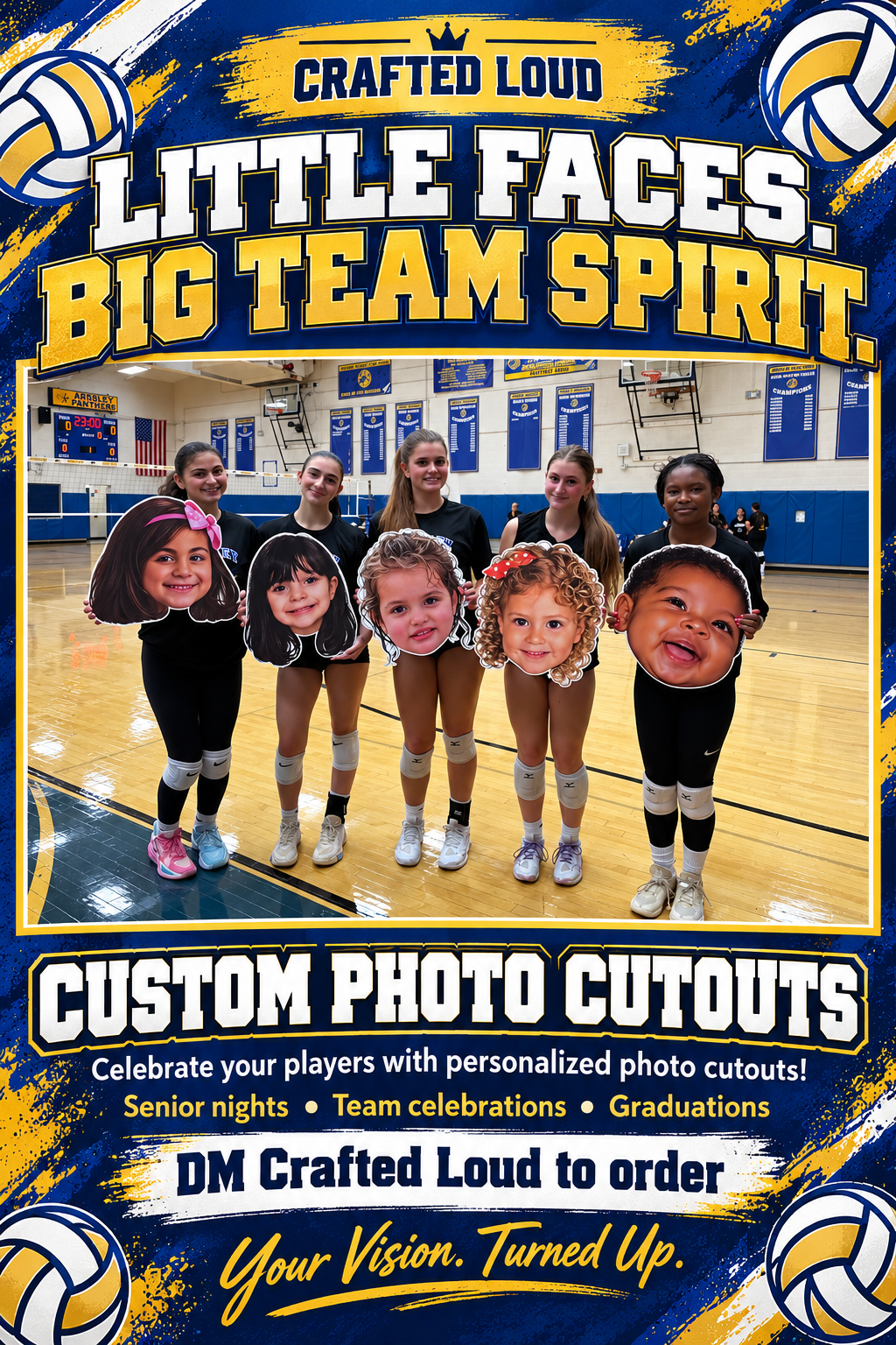 Custom Face Cut Outs