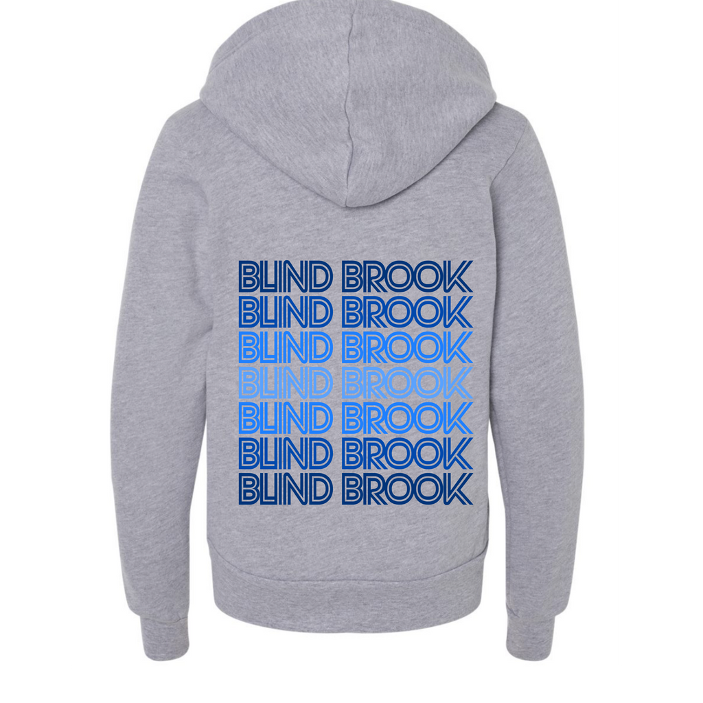 Grey Blind Brook Repeat Zip Up