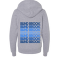 Grey Blind Brook Repeat Zip Up