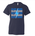 NAVY BLIND BROOK REPEAT WITH BOLT TSHIRT