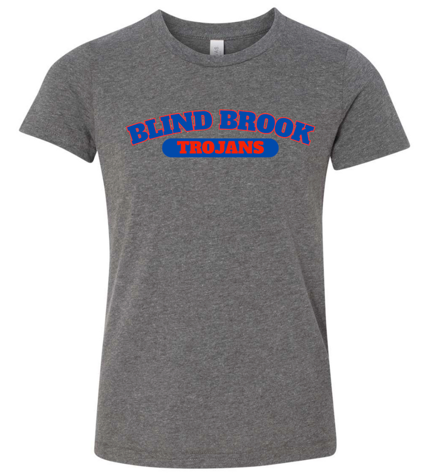 BLIND BROOK TROJANS GREY TSHIRT