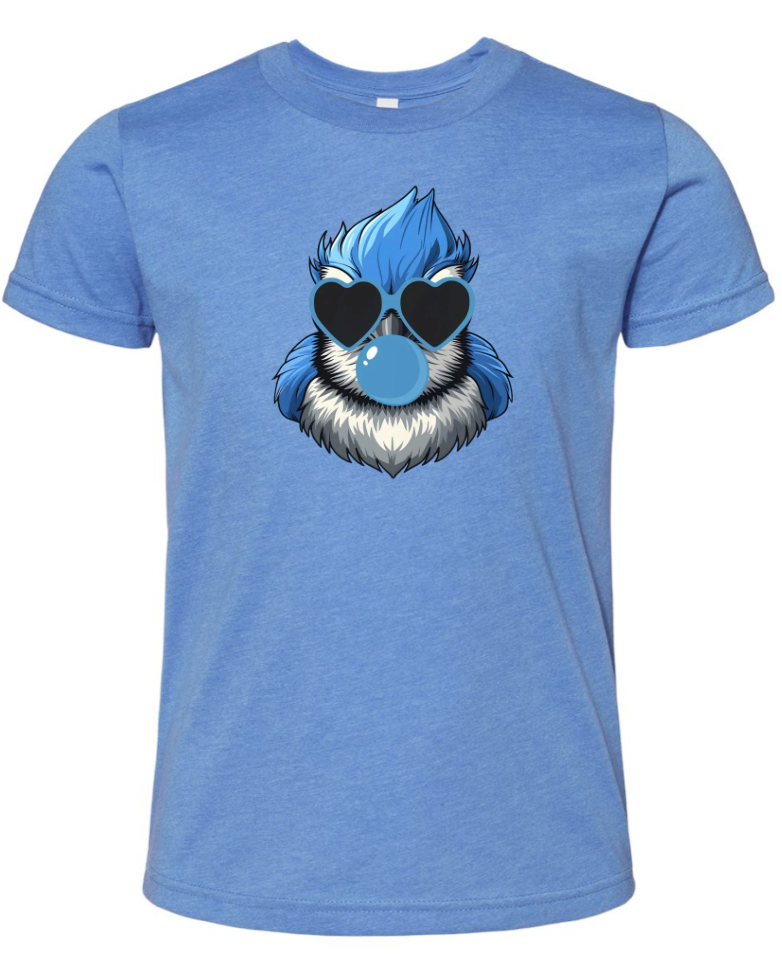 Bubble Gum Blue Bird Tshirt