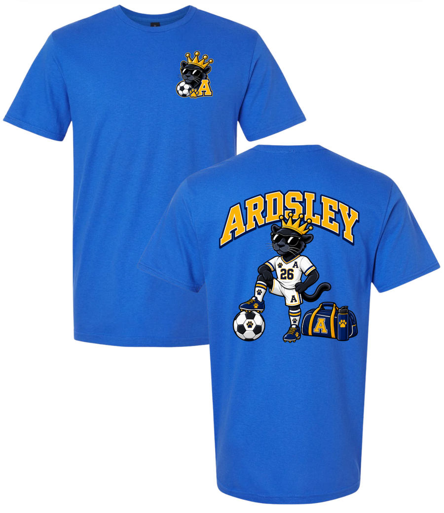 Panther Soccer Tshirt Shirt - Royal Blue