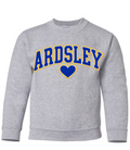Ardsley Love Light Grey Crew Neck Sweatshirt