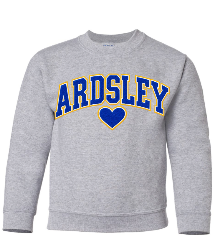 Ardsley Love Light Grey Crew Neck Sweatshirt