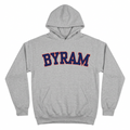 Byram Hills "BYRAM" Hooded Sweatshirt - Grey