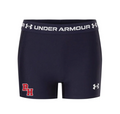 Byram Hills "Embroidered BH" Under Armour Women's HeatGear 3" Shorty - Navy