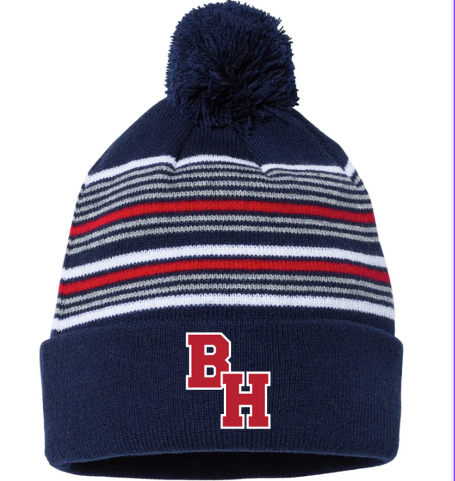 Byram HIlls Striped Knit Hat