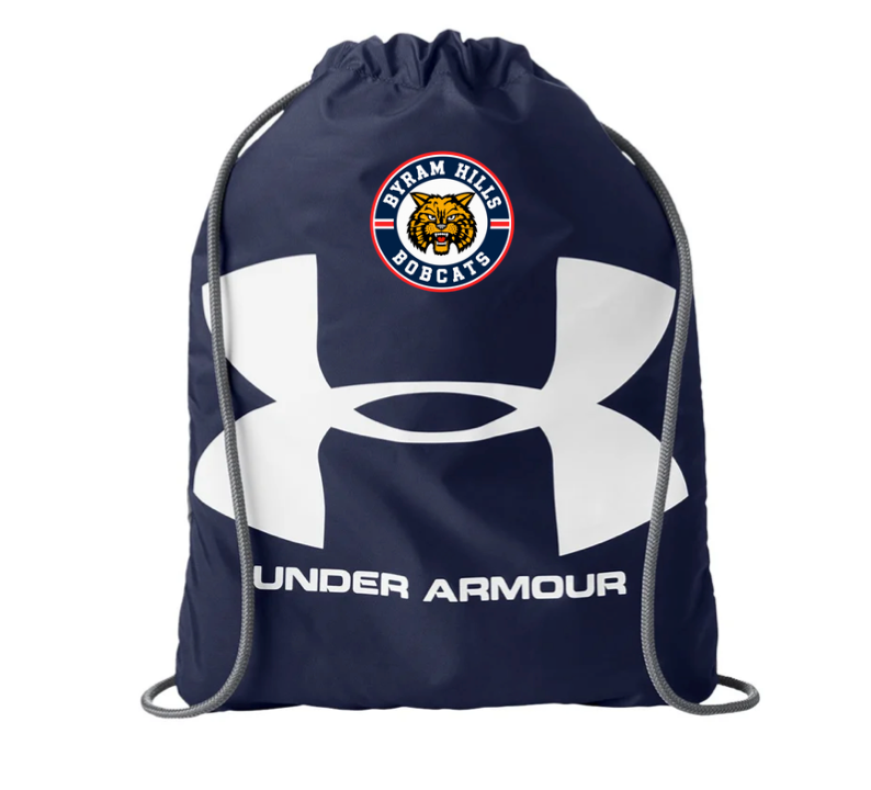 Byram Hills  "Embroidery Patch" Under Armour String Bag - Navy