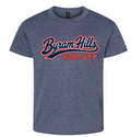 Byram Hills "Byram Script" Tshirt - Heathered Navy