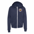 Byram Hill "Embroidery Patch" Navy Zip Up Sweatshirt